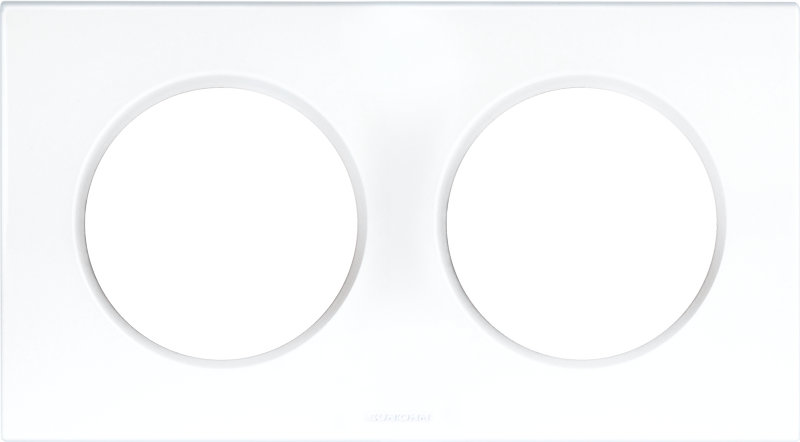 SQUARE PLAQ BLC 2P entr.71mm