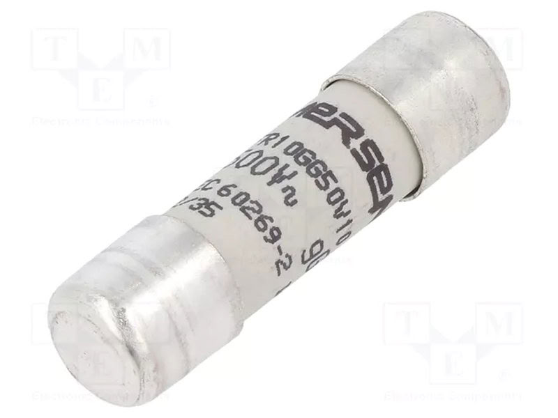 Fr10Gg50V10 Fusible 10X38 10A 100Ka / 230V Dc, 120Ka / 500V Ac