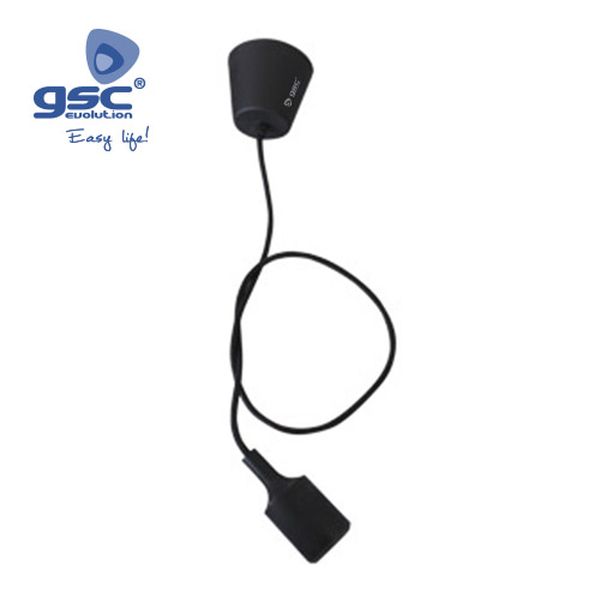 [GC-000702180] Suspension plafonnier silicone 1 ampoule E27 cable | 000702180