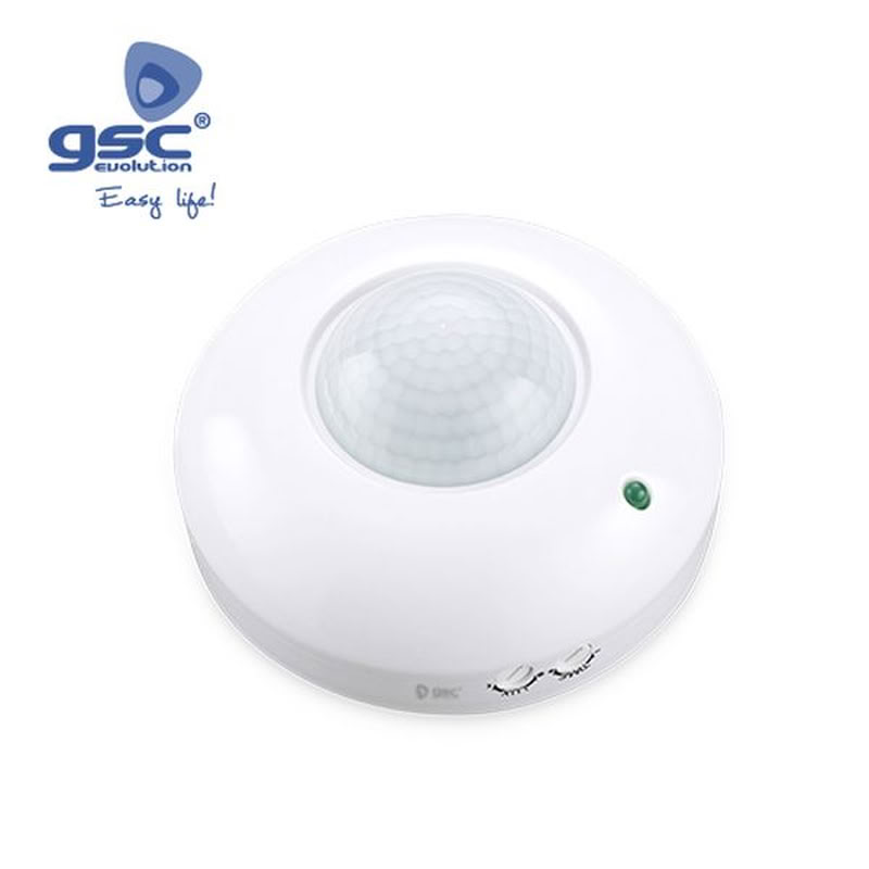 Detecteur de mouvement rond blanc 360D 230V 1200W | 001400972