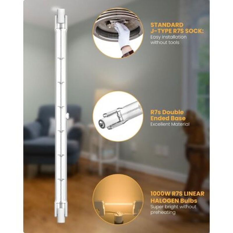 [GC-002000436] Lampe Halogène R7s 1000W 189mm