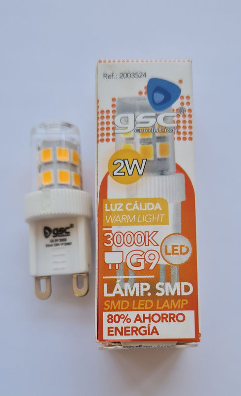G9 LED 2W 3000K