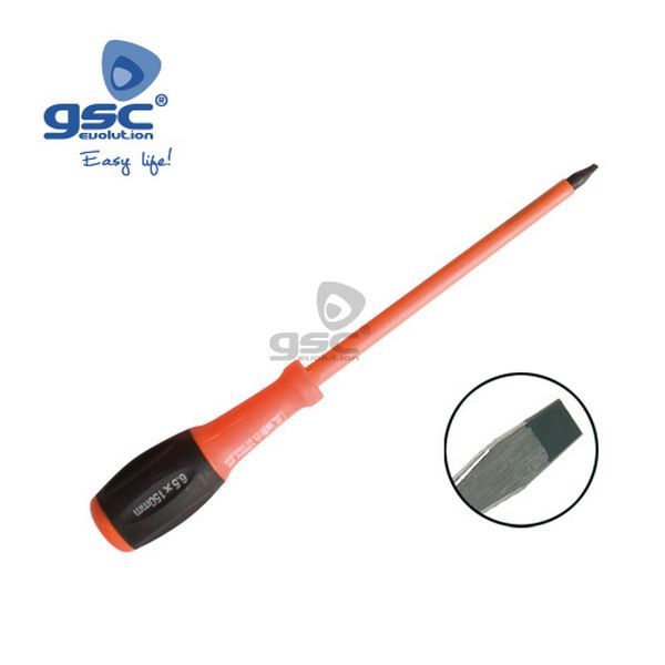 [GC-002800033] Tournevis plat Isolant 3.5x75mm | 002800033