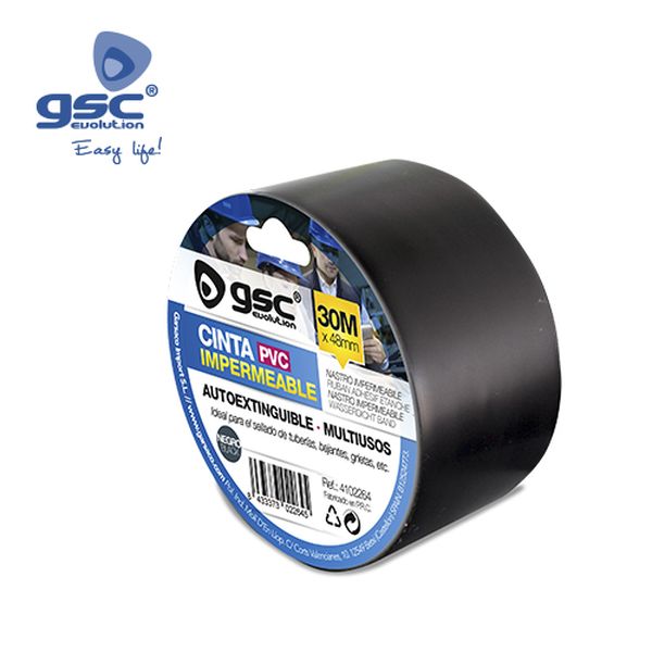 [GC-004102264] Bande adhesive imperméable pour tuyauteries Noir 3 | 004102264