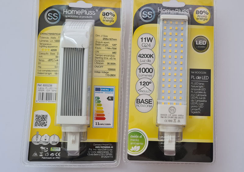 Lampe G24d3 11-26w 4200K 230V D35XL167mm 1