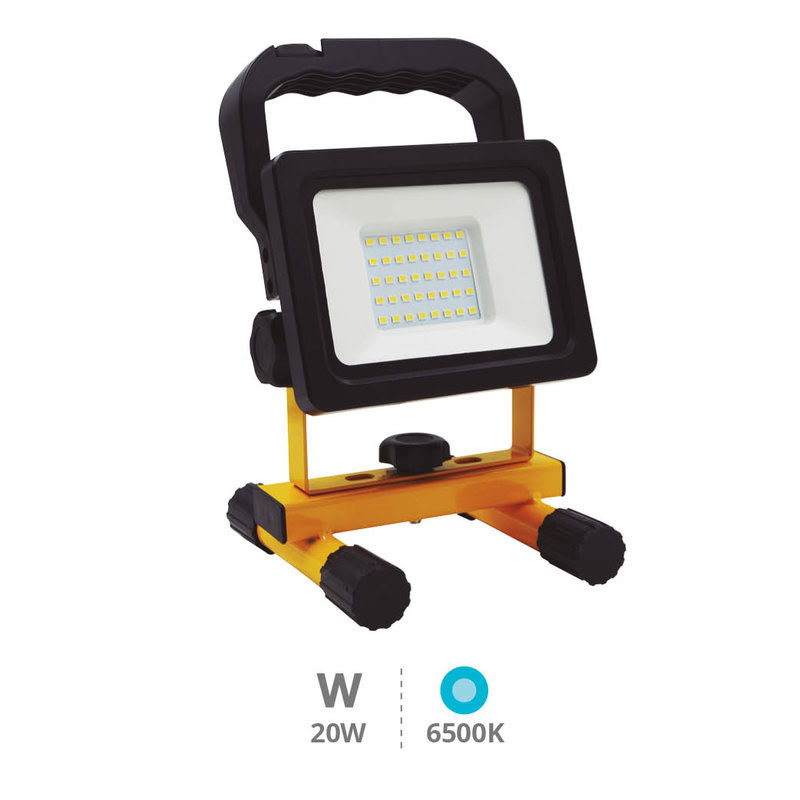 [GC-202605010] Projecteur LED Battali avec batterie 20W 6500K IP54