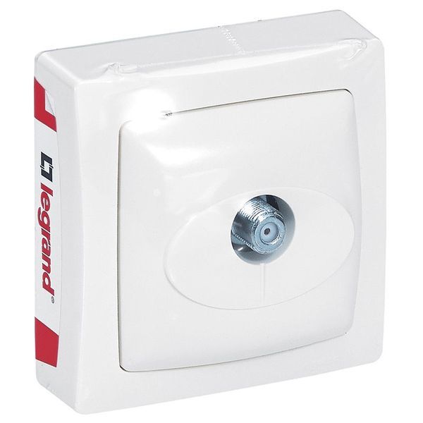 Prise Sat Type F Saillie Blanc legrand 097623