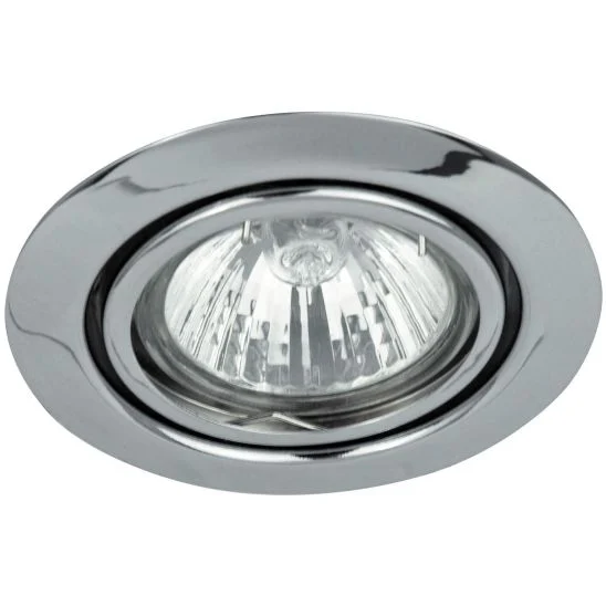 Spot Encastré Orientable Rond Chrome- sans lampe