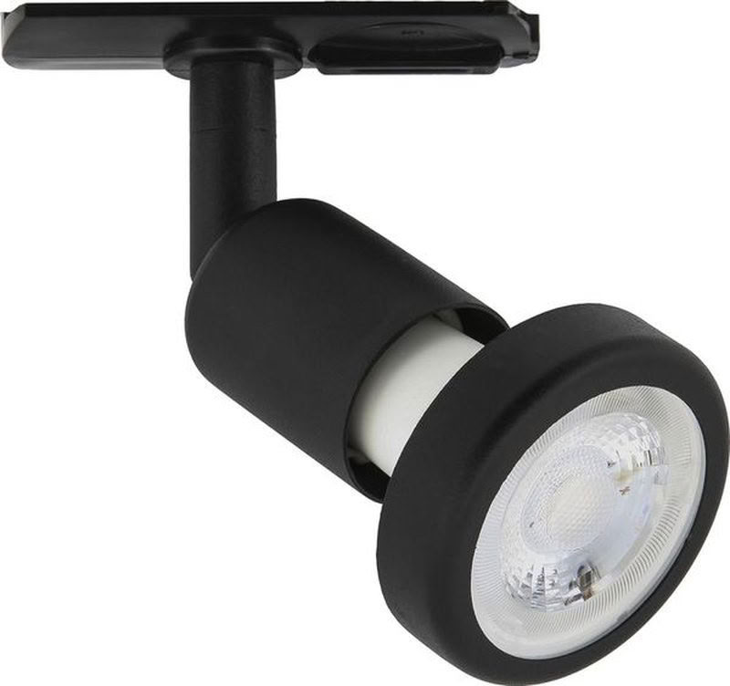 [GEO-2770750004] Projecteur Rail 1 allumage Noir GU10 max 9W 230V a/collerette Deco 2770750004