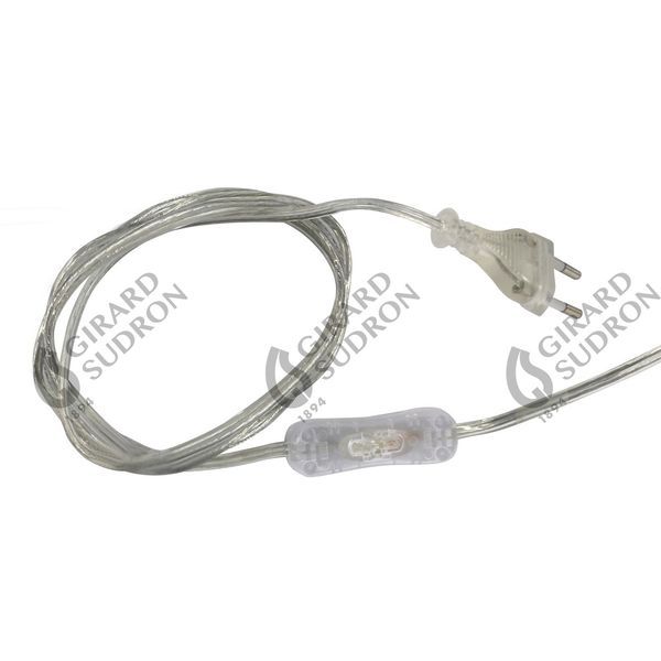 Cordon 2x0.75 l.2.00m transp.av.inter 240580
