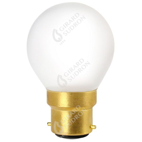 Ampoule sphérique g45 filament led 5w b22 2700k 500lm dim. 28666