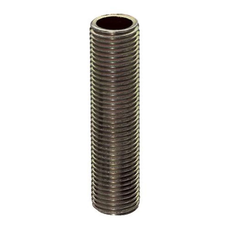 Tube tige filtée 10x1 acier zingue.l.1m 300370 la piéce