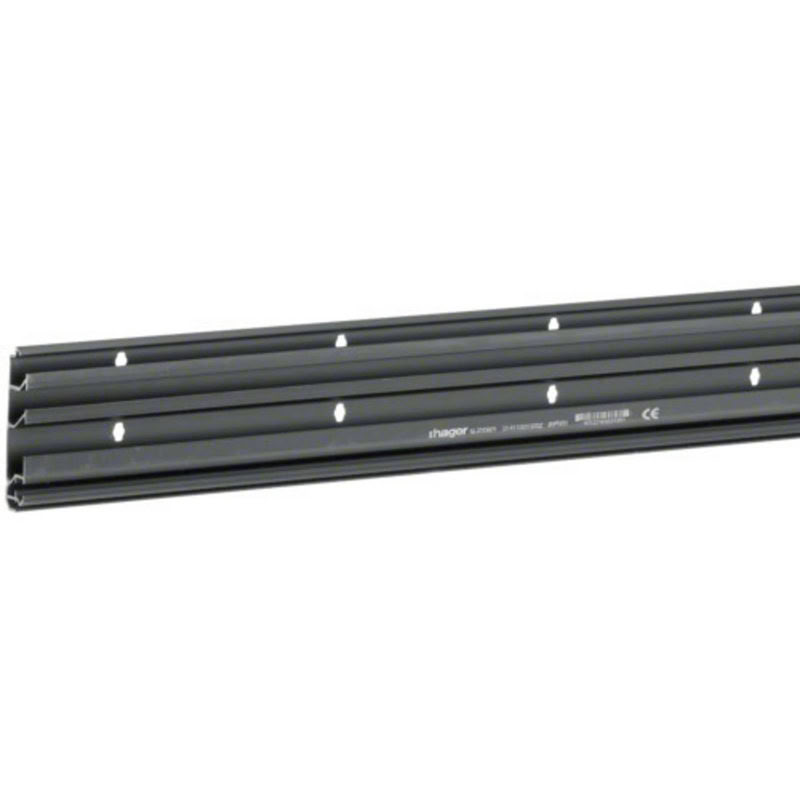 [HAG-SL200801] Socle pour plinthe SL 20x80mm Noir SL200801