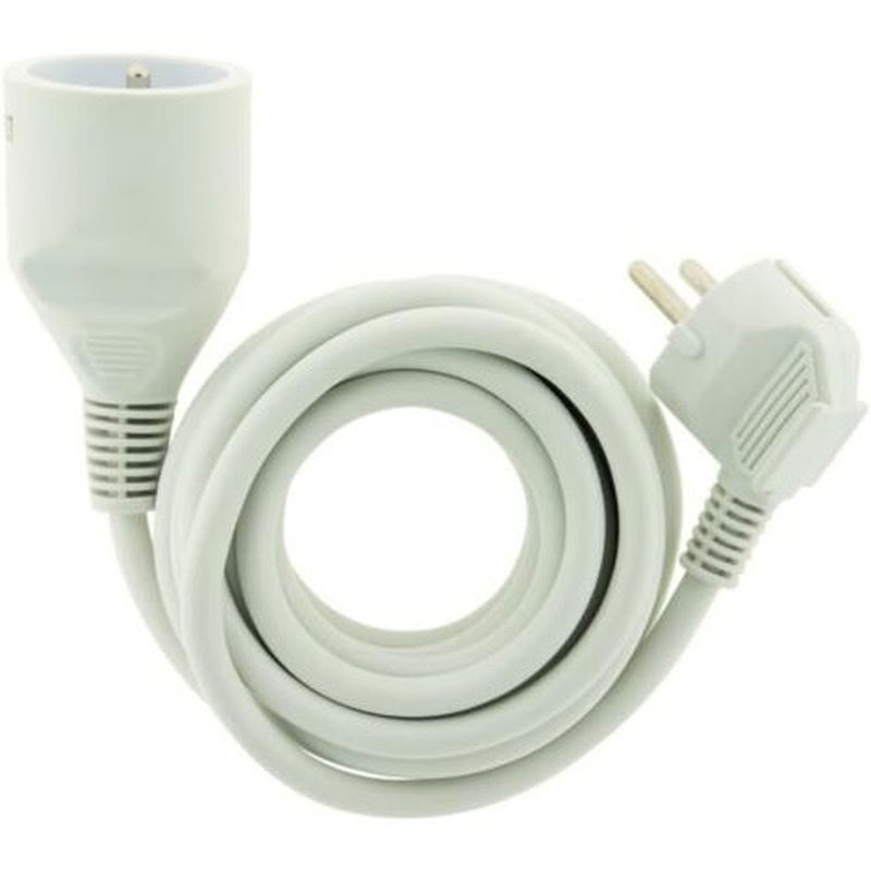 Prolongateur Ho5Vv-F 3G1.5 Blanc Longueur 3 Mètres