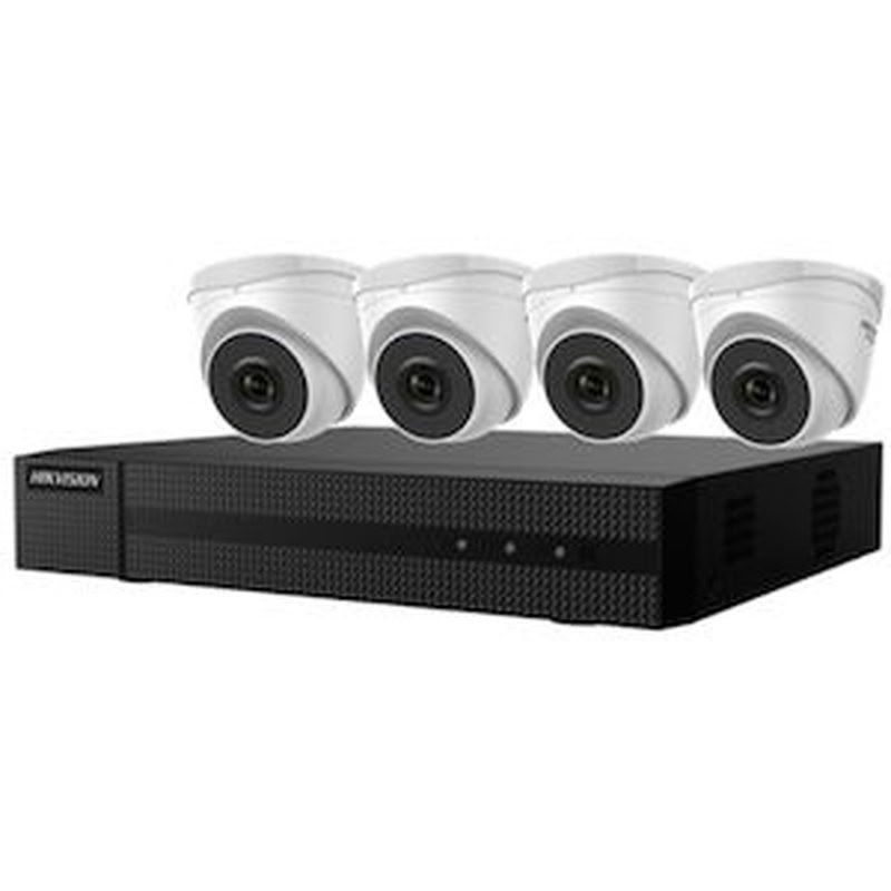 Kit Poe 4Mp Avec 4 Ipc-T240H (2.8 Mm) Nvr 8 Voies Hdd 1To