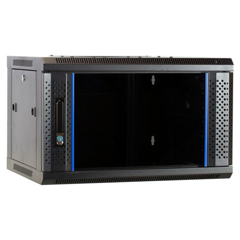 [ID-COF6U450] Coffret 19" 6U P450 Noir Baie Informatique