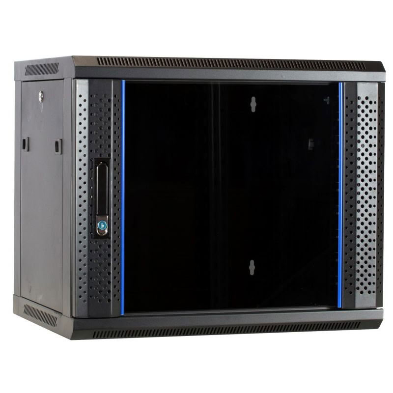 [ID-COF9U450] Coffret 19" 9U P450 Noir Baie Informatique