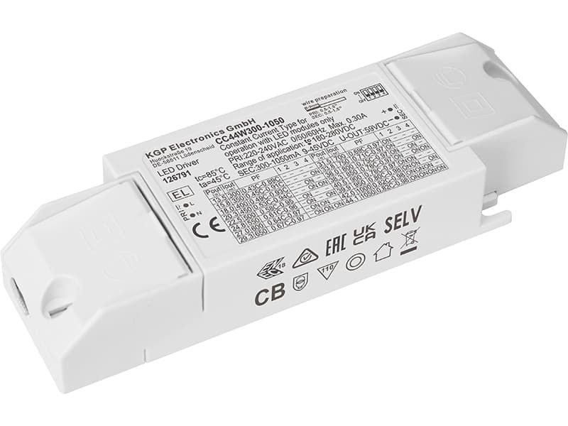 DRIVER LED 300 à 1050MA 13.5 à 44W