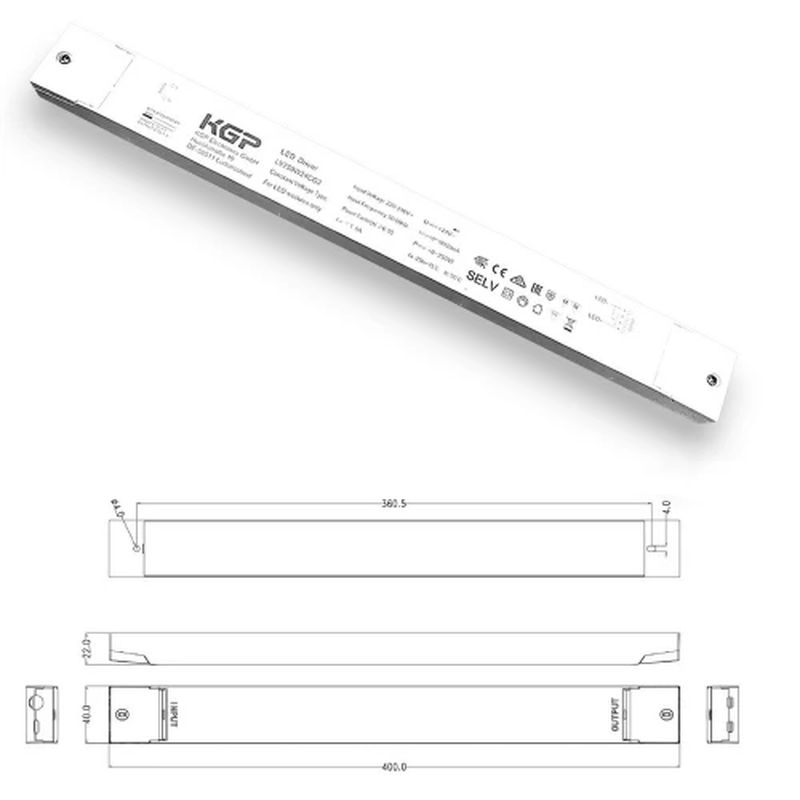 Driver Led 250W 24V Dc Dimmable Dali-Push