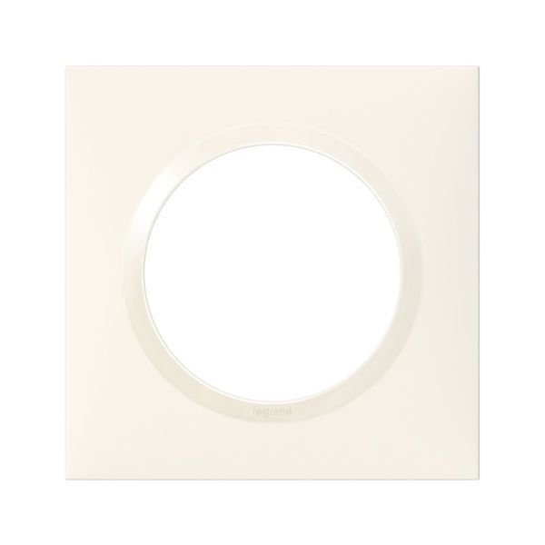 Plaque Carrée Dooxie 1 Poste Finition Blanc Blister legrand 600901
