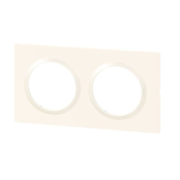 Plaque Carrée Dooxie 2 Postes Finition Blanc Blister legrand 600902