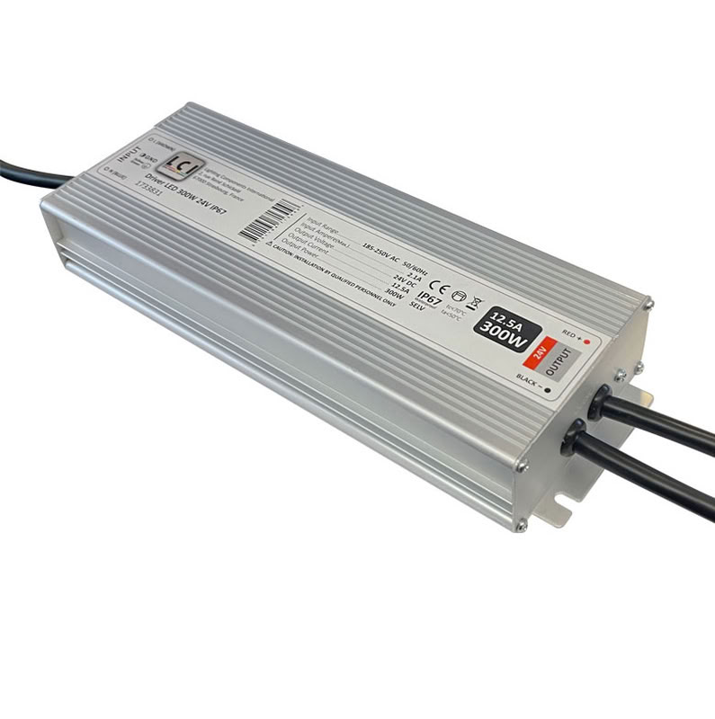 [RUB-AL-24-300-LCI] Driver Led 300W 24V Dc Ip67