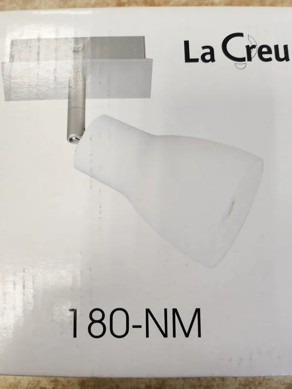 [LD-180NM] Applique Murale Chrome + Verre Opal 1xE14