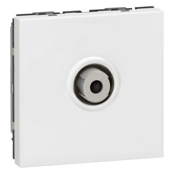 Prise Tv Type &quot;F&quot; À Visser Mosaic Blanc 2 Modules legrand 099623