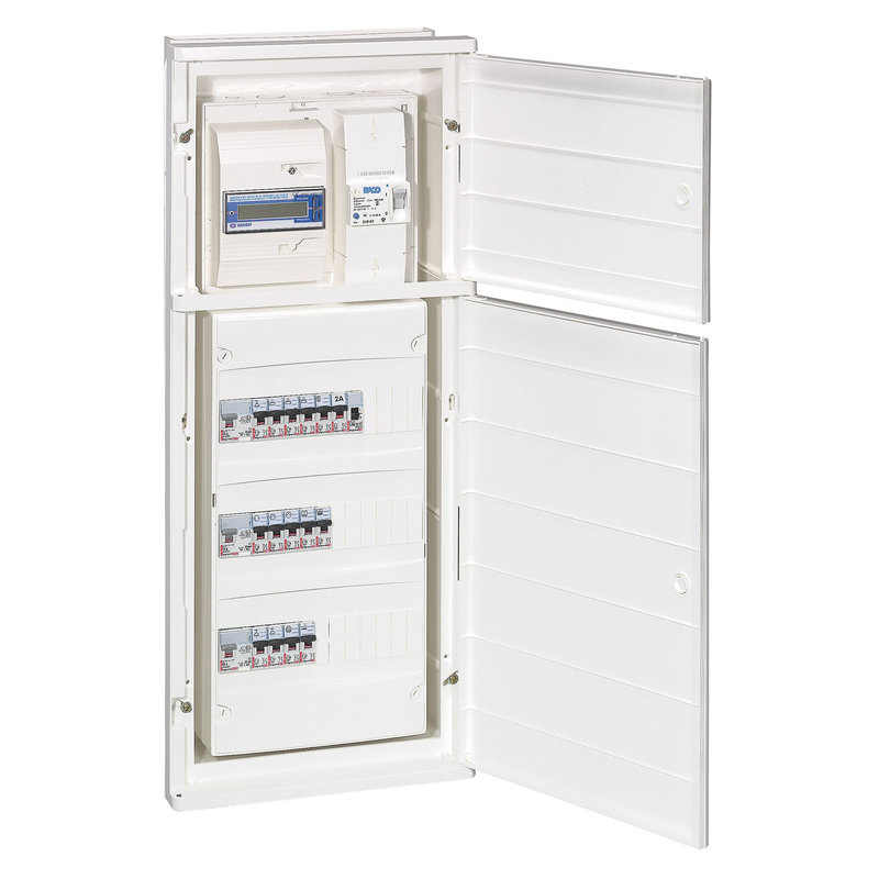Legrand 005105 - Bac encastrement isolant faible prof pour GTL pour coffret 3 rangées + platine