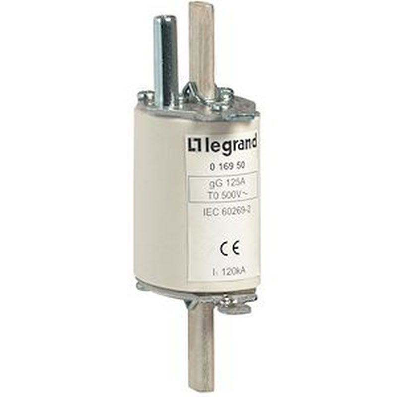 [LEG-016855] Legrand 016855 - Cartouche industrielle à couteau typegG taille 0 - avec voyant - 160A