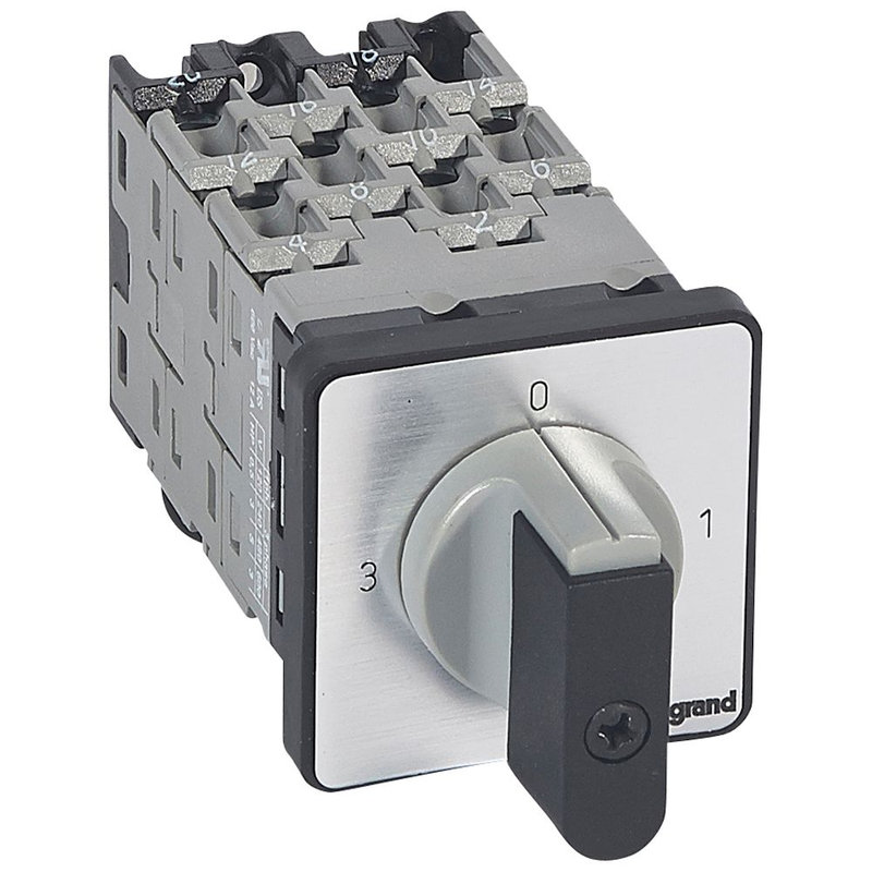 [LEG-027504] Legrand 027504 - Commutateur 3 directions avec arrêt - PR 12 - 3P - 9 contacts - fixation vis