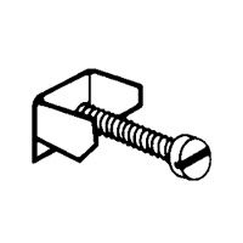 [LEG-031796] Legrand 031796 - Griffes avec vis et écran pour boîte Batibox béton