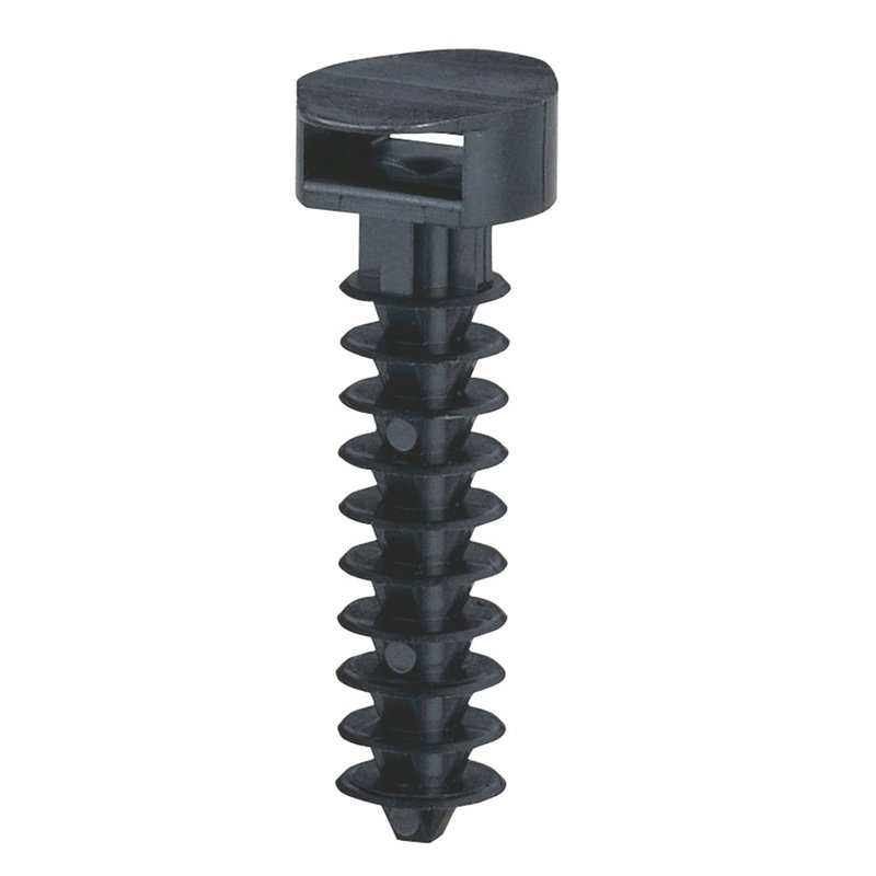[LEG-031955] Legrand 031955 - Embase noire protégée ultraviolets à cheville standard pour perçage Ø8mm