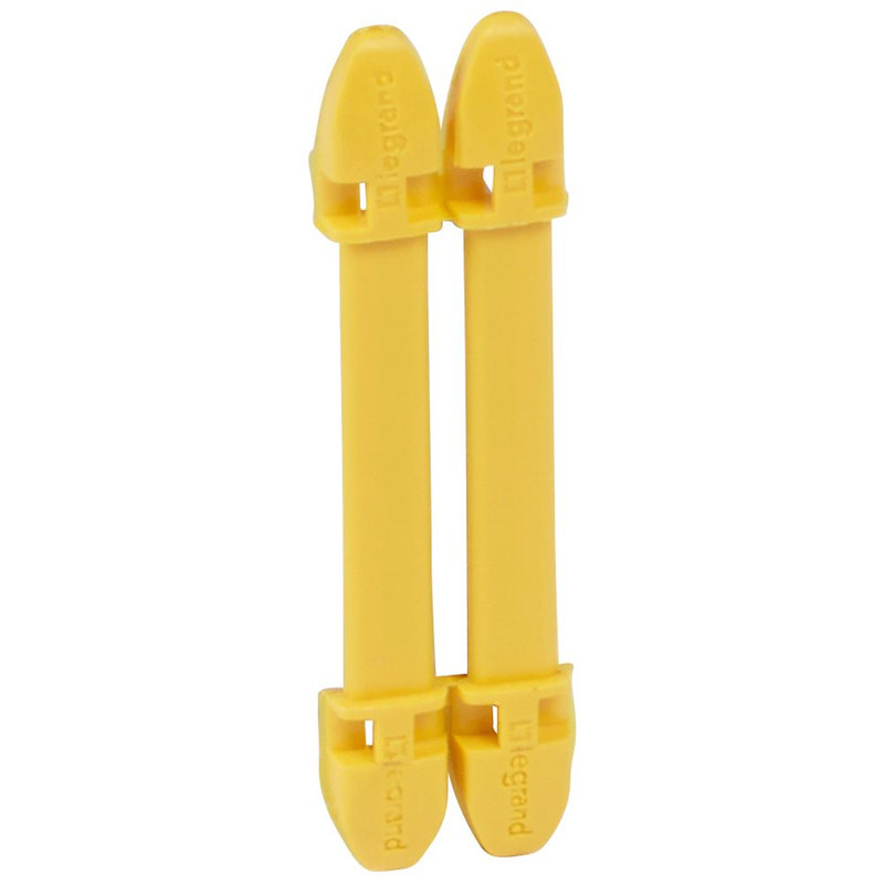 [LEG-038454] Legrand 038454 - Porte-repères - jaune - Duplix 7 caractères