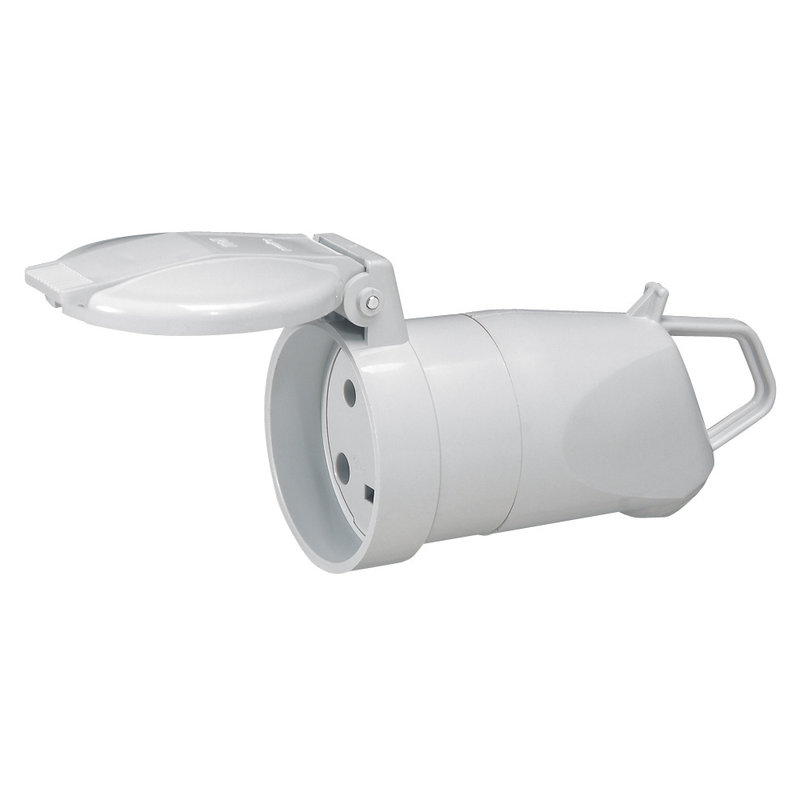 [LEG-055662] Legrand 055662 - Prolongateur 2P+T 20A 400V~ avec volet de protection