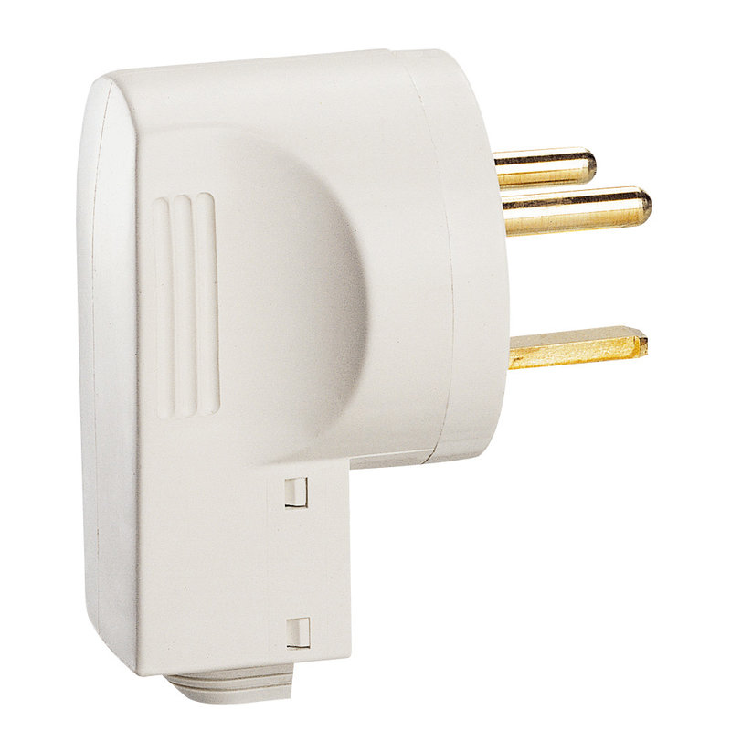 [LEG-055802] Legrand 055802 - Fiche 2P+T 32A à sortie latérale par embout avec serre-câbles