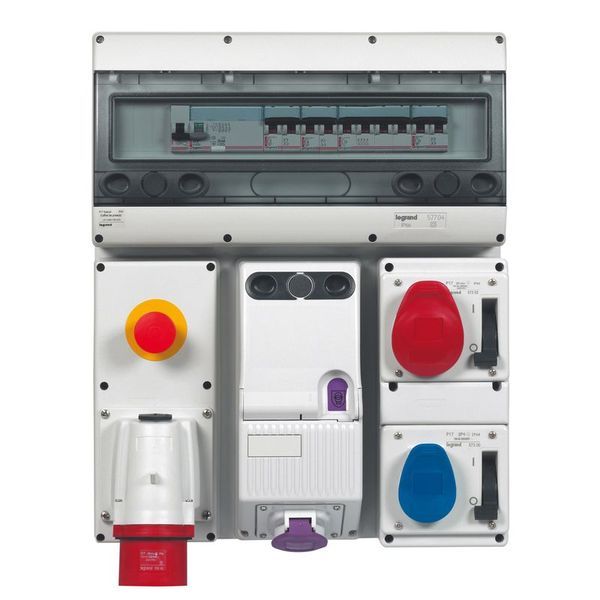 [LEG-058289] Legrand 058289 - Fiche ou fiche inclinée saillie P17 IP44 32A - 380V~ à 415V~ - 3P+N+T