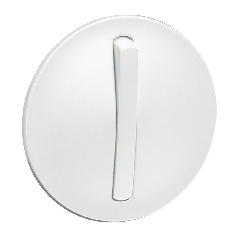 [LEG-065001] Legrand 065001 - Enjoliveur étroit Céliane pour interrupteur, va-et-vient ou poussoir Soft -blanc