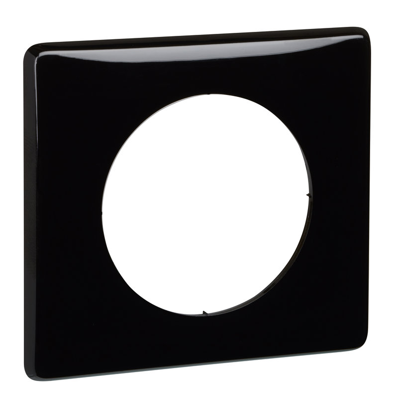 [LEG-066681] Legrand 066681 - Plaque Céliane Laqué 1 poste - finition Noir