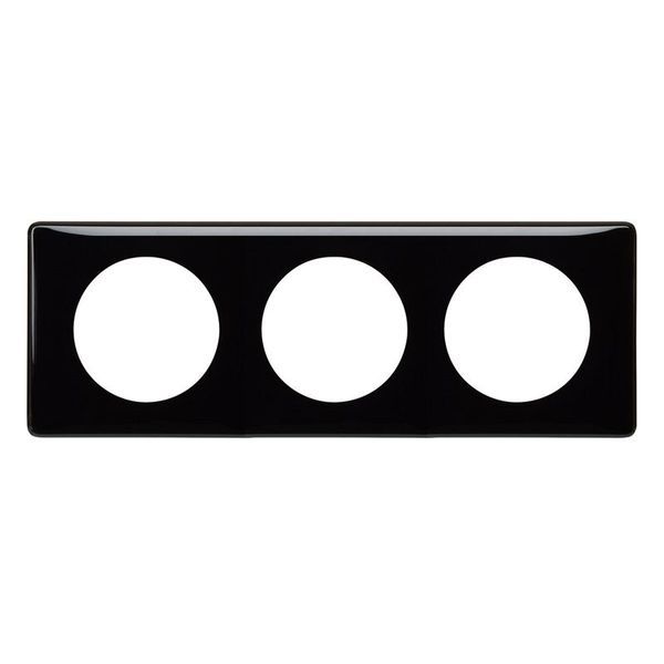 [LEG-066683] Plaque 3P Noir legrand 066683
