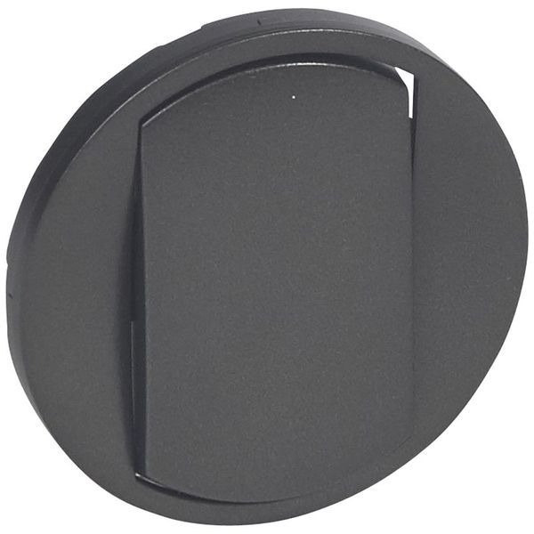 [LEG-067901] Legrand 067901 - Enjoliveur large Céliane interrupteur, va-et-vient ou poussoir Soft - graphite