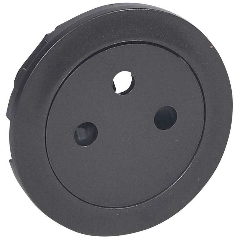 [LEG-067911] Legrand 067911 - Enjoliveur Céliane pour prise de courant 2P+T Surface - finition graphite
