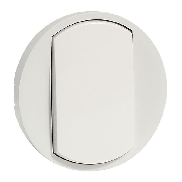 [LEG-068001] Legrand 068001 - Enjoliveur large Céliane pour interrupteur, va-et-vient ou poussoir Soft - blanc