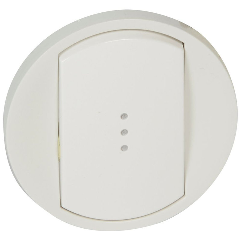 [LEG-068003] Legrand 068003 - Enjoliveur large Céliane pour toutes commandes d'éclairage standard - Blanc