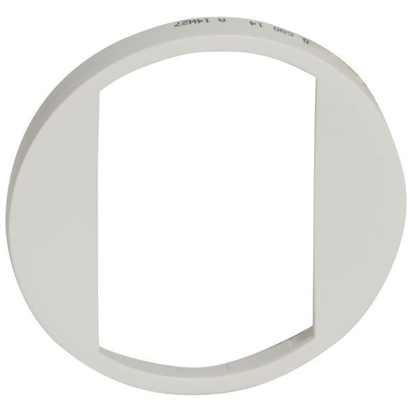 [LEG-068014] Legrand 068014 - Enjoliveur Céliane interrupteur , va-et-vient ou poussoir porte étiquette -blanc