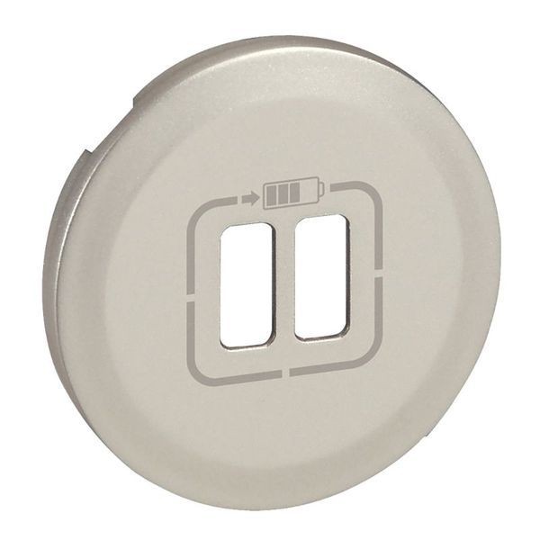 [LEG-068256] Legrand 068256 - Enjoliveur Céliane pour prise double USB Type-A et Type-C - Blanc