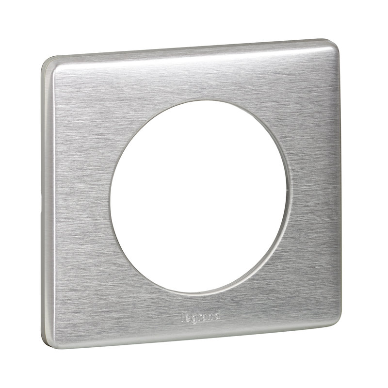 [LEG-068921] Legrand 068921 - Plaque Céliane Métal 1 poste - finition Aluminium