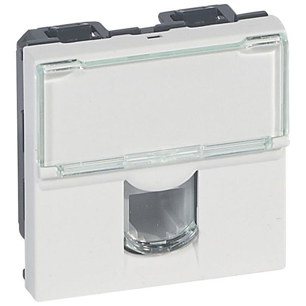 Prise Rj11 4 Contacts Mosaic 2 Modules Blanc legrand 078731