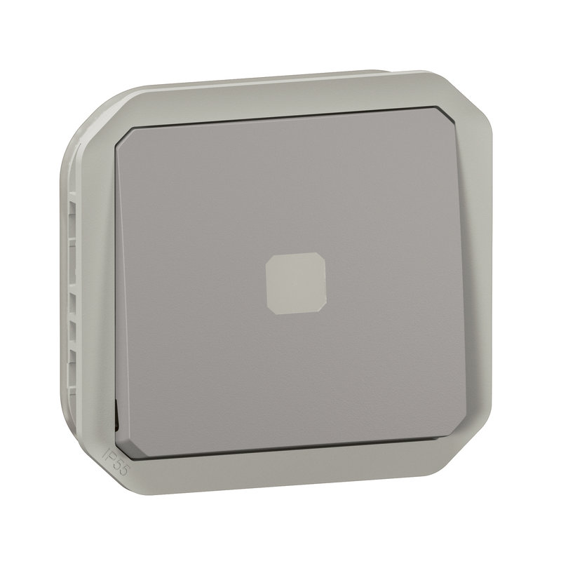 [LEG-069504L] Legrand 069504L - Interrupteur temporisé lumineux Plexo composable gris