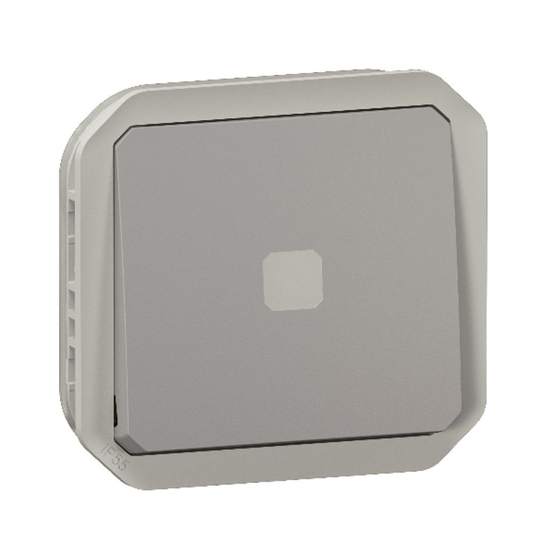 [LEG-069504L] Legrand 069504L - Interrupteur temporisé lumineux Plexo composable gris